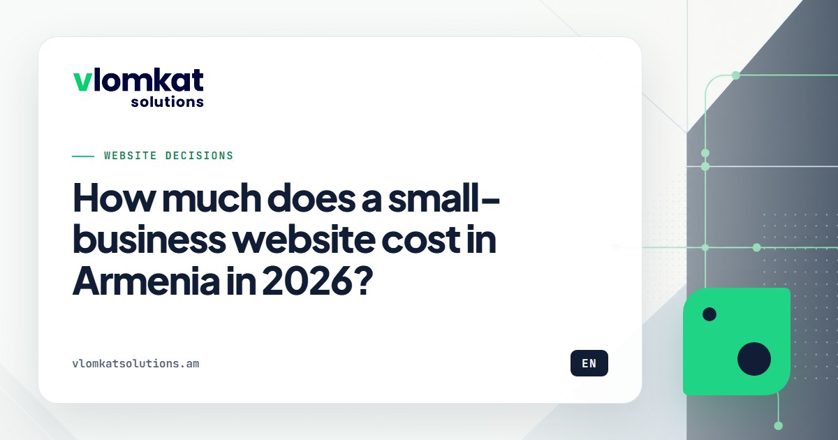 Small-business website costs in Armenia